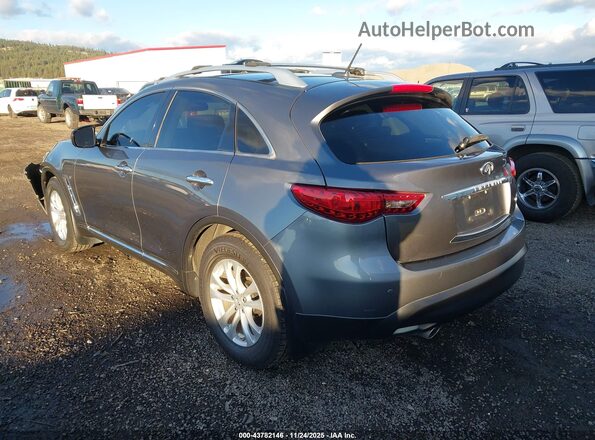 JN8CS1MW1HM412996 2017 INFINITI QX70 Серебряный Задняя левая четверть