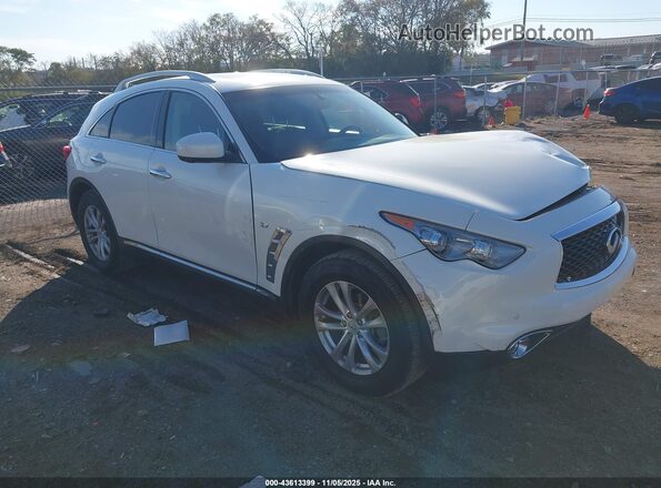 JN8CS1MW1HM413176 2017 INFINITI QX70 White Przód prawy