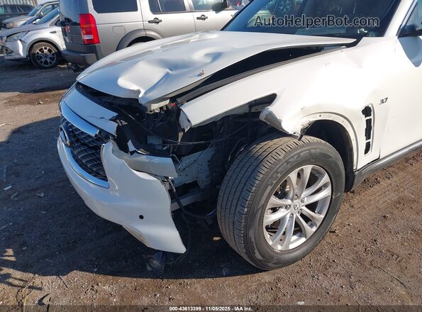 JN8CS1MW1HM413176 2017 INFINITI QX70 White Widok z przodu