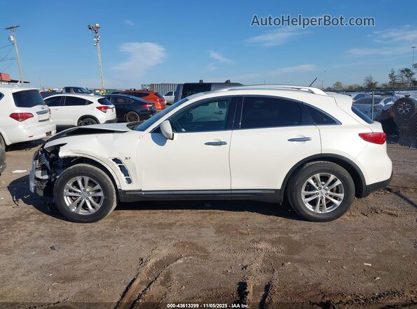 JN8CS1MW1HM413176 2017 INFINITI QX70 White Widok wnętrza 360 stopni
