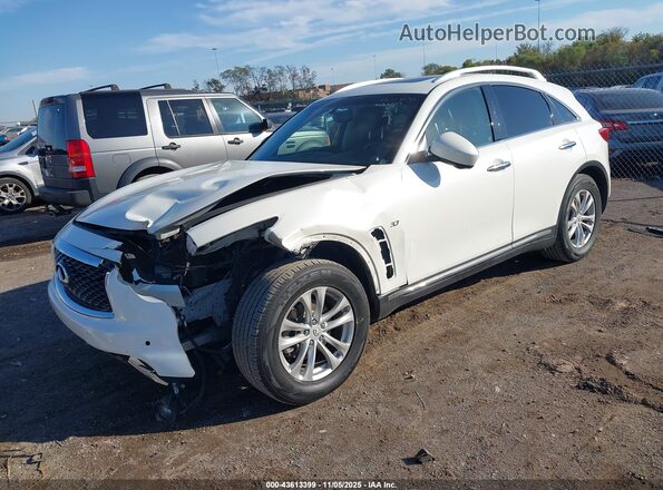 JN8CS1MW1HM413176 2017 INFINITI QX70 White Przód lewy
