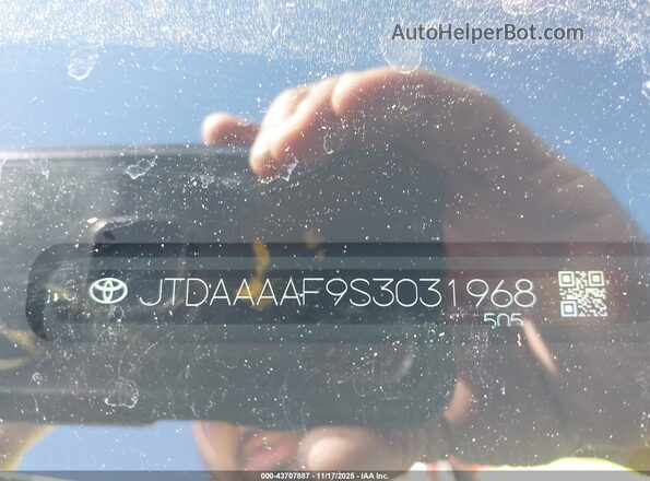 JTDAAAAF9S3031968 2025 TOYOTA LE Белый Вид подкапотного пространства