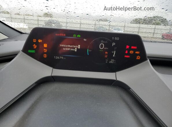 JTDACACUXR3022406 2024 TOYOTA PRIUS Gray Вид щитка приладів