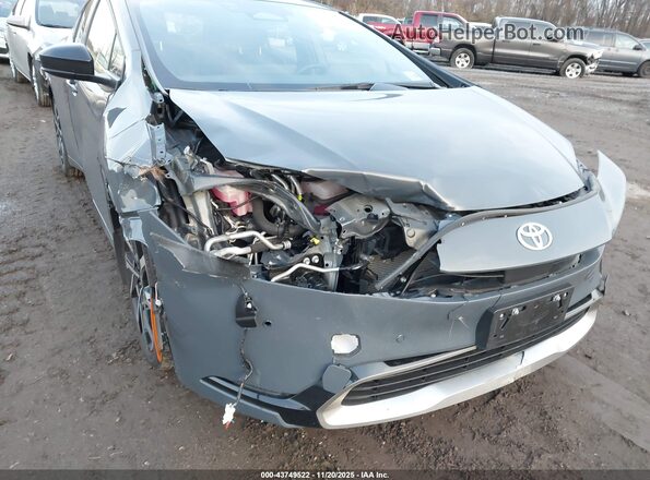 JTDACACUXR3027766 2024 TOYOTA PRIUS PRIME Серый Вид спереди