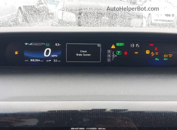 JTDBVRBD0GA000812 2016 TOYOTA MIRAI Черный Вид задних сидений