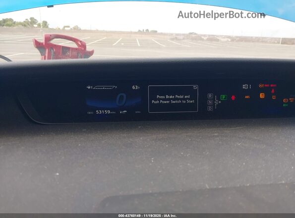 JTDBVRBD1HA003378 2017 TOYOTA MIRAI Blue Widok tylnych siedzeń