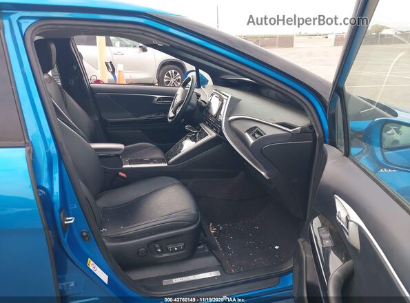 JTDBVRBD1HA003378 2017 TOYOTA MIRAI Blue Widok wnętrza z przodu