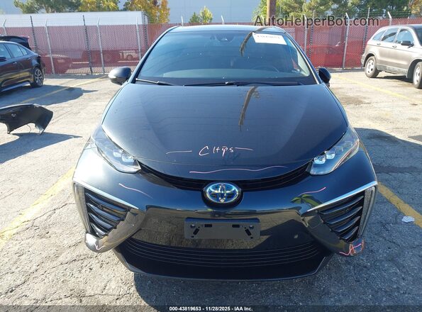 JTDBVRBD1LA008136 2020 TOYOTA MIRAI Black Widok wnętrza z tyłu