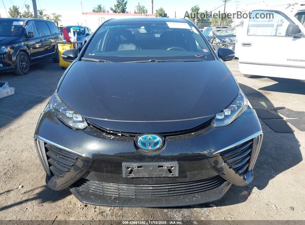 JTDBVRBD2HA001333 2017 TOYOTA MIRAI Black Widok wnętrza z tyłu