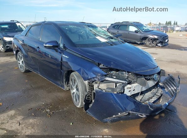 JTDBVRBD8JA005487 2018 TOYOTA MIRAI Синий Передняя правая четверть