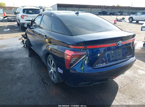 JTDBVRBD8JA005487 2018 TOYOTA MIRAI Синий Задняя левая четверть