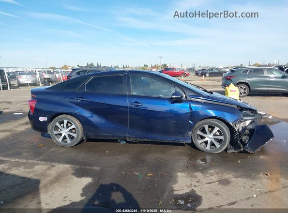 JTDBVRBD8JA005487 2018 TOYOTA MIRAI Синий Вид задней части салона