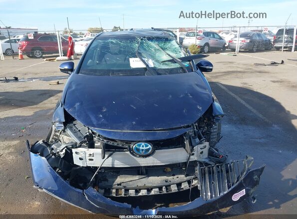 JTDBVRBD8JA005487 2018 TOYOTA MIRAI Синий Вид щитка приборов