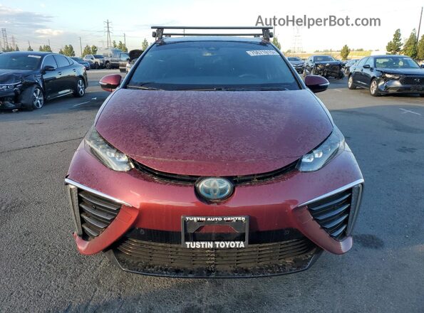 JTDBVRBD9KA006682 2019 TOYOTA MIRAI Красный Вид спереди