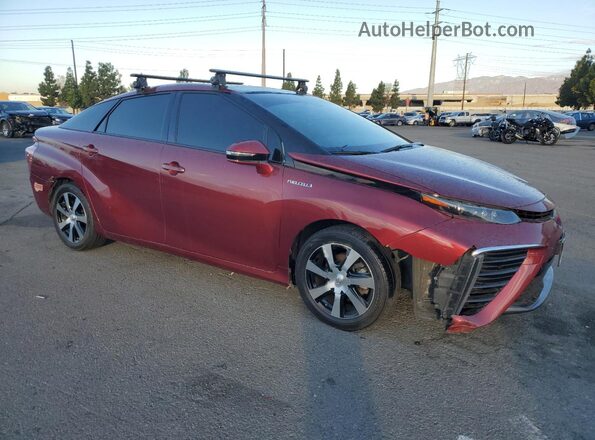 JTDBVRBD9KA006682 2019 TOYOTA MIRAI Красный Передняя правая четверть