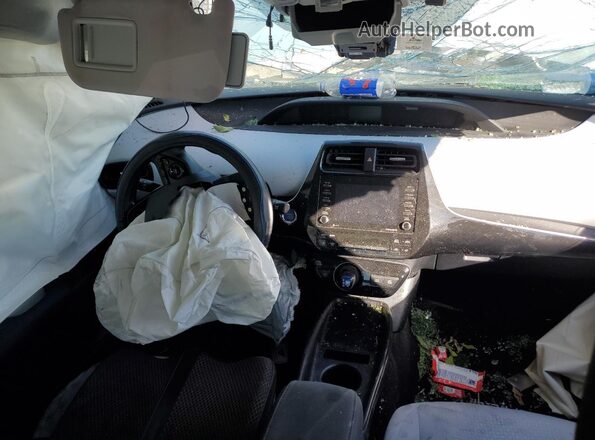 JTDKAMFU7M3139568 2021 TOYOTA PRIUS Бирюзовый Вид панели приборов