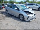 2021 Toyota Prius L Eco Silver vin: JTDKAMFU8M3144388