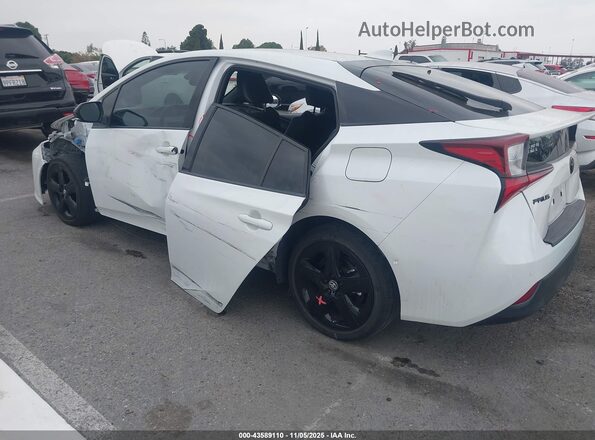 JTDKAMFUXM3129214 2021 TOYOTA PRIUS White Trasero izquierdo