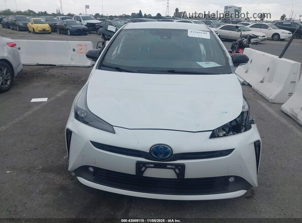 JTDKAMFUXM3129214 2021 TOYOTA PRIUS White Vista interior trasera