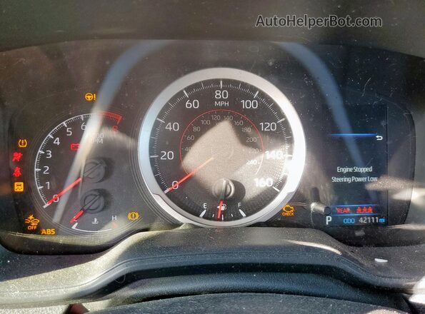 JTDS4MCEXNJ097379 2022 TOYOTA LL Black Vista del cuadro de instrumentos