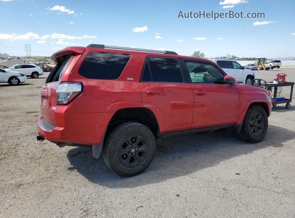 JTEEU5JR8N5255375 2022 TOYOTA 4RUNNER Красный Задняя правая четверть