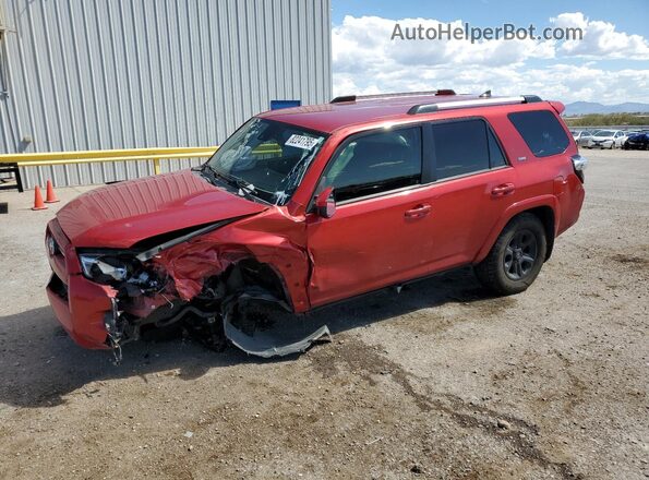 JTEEU5JR8N5255375 2022 TOYOTA 4RUNNER Красный Передняя левая четверть
