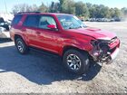 2022 Toyota 4runner Trd Off Road Premium Красный vin: JTERU5JR4N6039549
