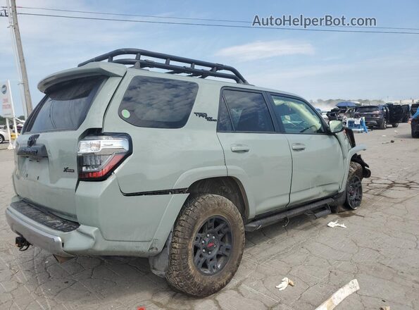 JTERU5JR7P6129247 2023 TOYOTA 4RUNNER Green Trasero derecho