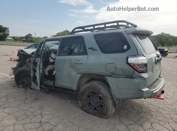 JTERU5JR7P6129247 2023 TOYOTA 4RUNNER Green Trasero izquierdo