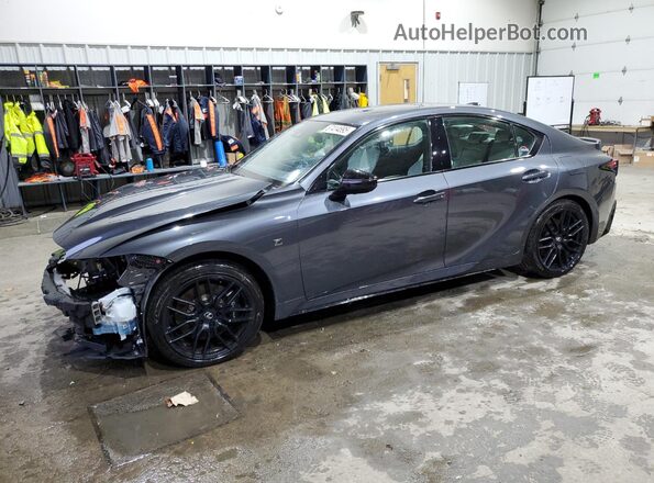 JTHAP1D2XR5006078 2024 LEXUS IS Серый Передняя левая четверть