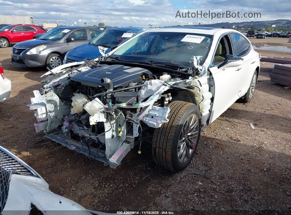 JTHB51FFXJ5000683 2018 LEXUS LS 500 Белый Передняя левая четверть
