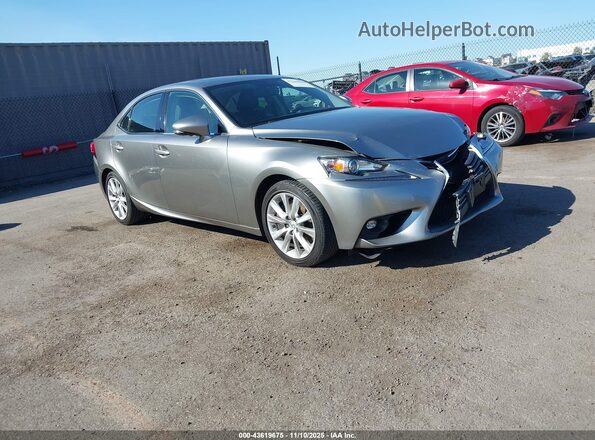 JTHBA1D21G5024150 2016 LEXUS IS 200T Серебряный Передняя правая четверть