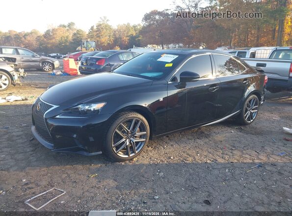 JTHBA1D25G5015791 2016 LEXUS IS 200T Черный Передняя левая четверть