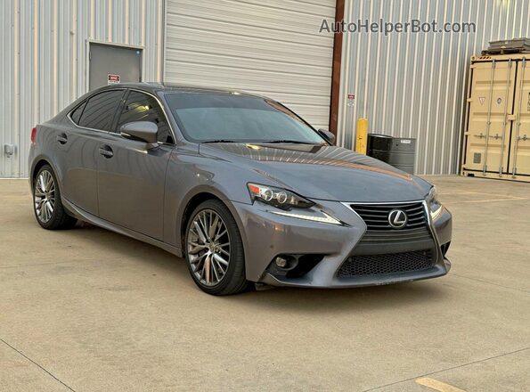 JTHBA1D25G5019923 2016 LEXUS IS Серый Передняя левая четверть