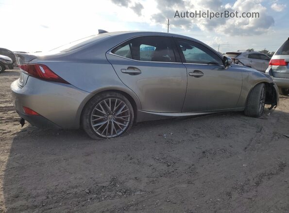JTHBA1D28H5046227 2017 LEXUS IS Желто-коричневый Задняя правая четверть