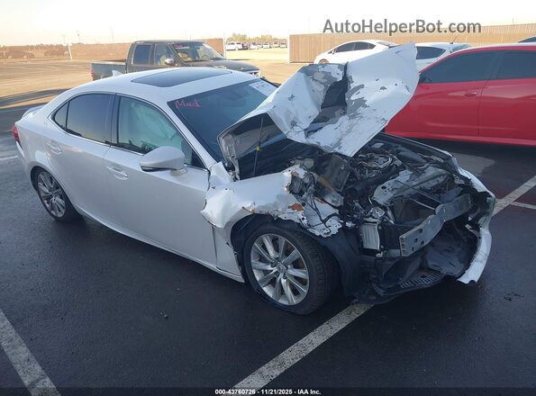 JTHBA1D29G5036756 2016 LEXUS IS 200T White წინა მარჯვენა