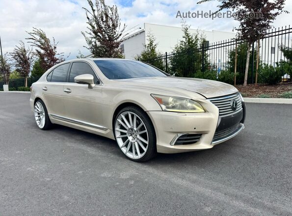 JTHBL5EF2H5143975 2017 LEXUS LS Золотой Передняя левая четверть