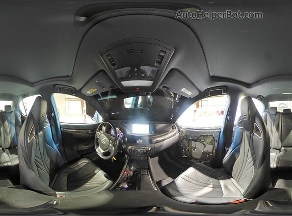 JTHBP1BL4HA002324 2017 LEXUS GS-F Серебряный Панорамный вид салона 360°