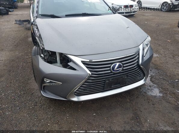 JTHBW1GG4G2109512 2016 LEXUS ES 300H Серый 