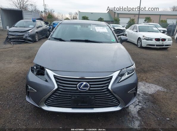 JTHBW1GG4G2109512 2016 LEXUS ES 300H Серый Вид задней части салона