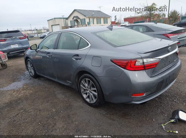 JTHBW1GG4G2109512 2016 LEXUS ES 300H Серый Задняя левая четверть