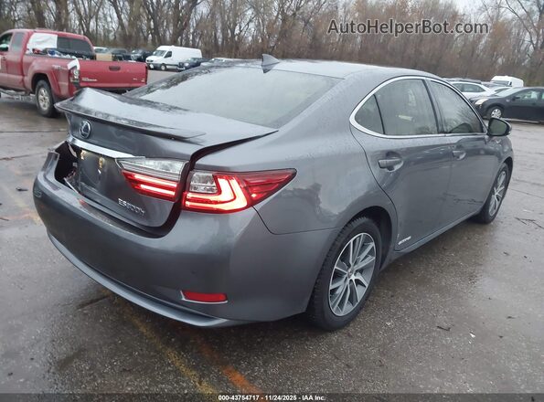 JTHBW1GG4H2147047 2017 LEXUS ES 300H Gray Tył prawy