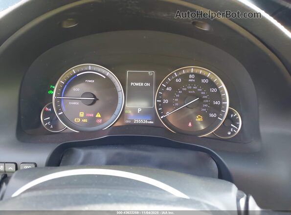 JTHBW1GGXG2113693 2016 LEXUS ES 300H Черный Вид задних сидений
