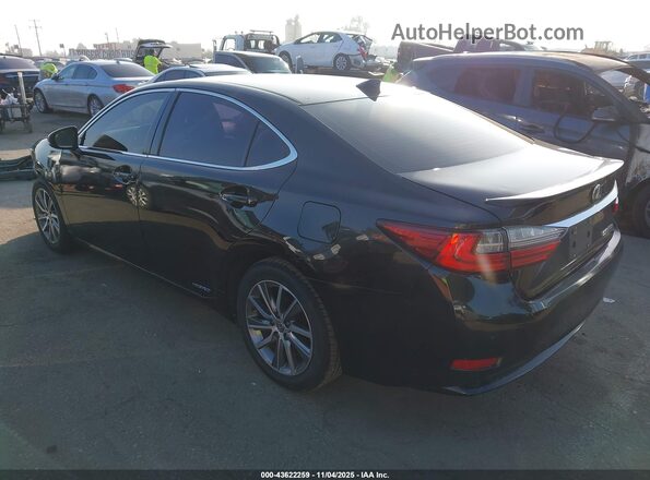 JTHBW1GGXG2113693 2016 LEXUS ES 300H Черный Задняя левая четверть