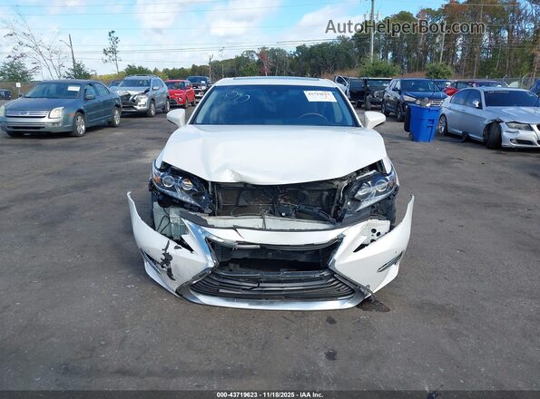 JTHBW1GGXH2137672 2017 LEXUS ES 300H White Widok zestawu wskaźników