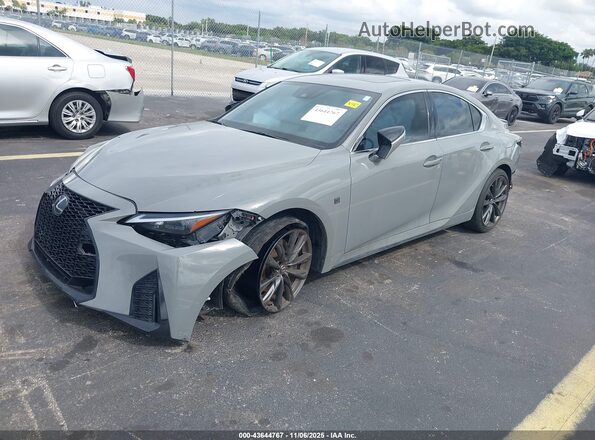 JTHBZ1B27R5075876 2024 LEXUS IS 350 Серый Передняя левая четверть