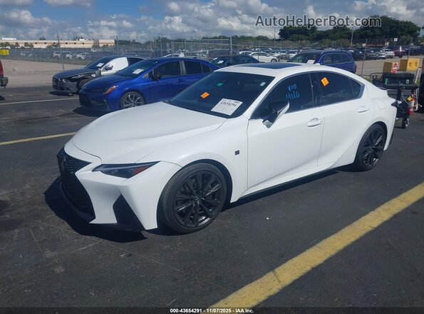JTHBZ1B29S5086559 2025 LEXUS IS 350 Белый Передняя левая четверть