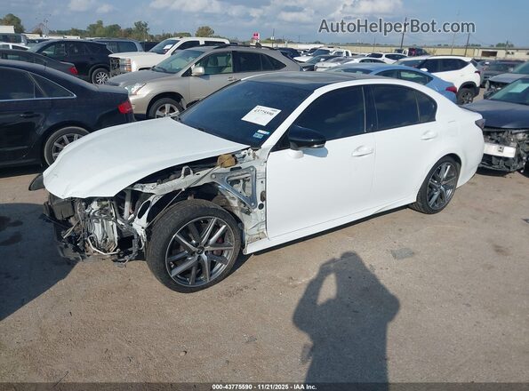 JTHBZ1BL1GA004671 2016 LEXUS GS 350 Белый Передняя левая четверть