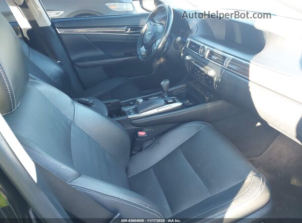 JTHBZ1BL4GA006446 2016 LEXUS GS 350 Черный Вид салона спереди