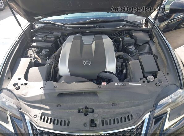JTHBZ1BL4KA018380 2019 LEXUS GS 350 Black Вид ззаду